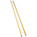 Bauer Ladder Straight Ladder, Fiberglass, 300lb Load Capacity 33018